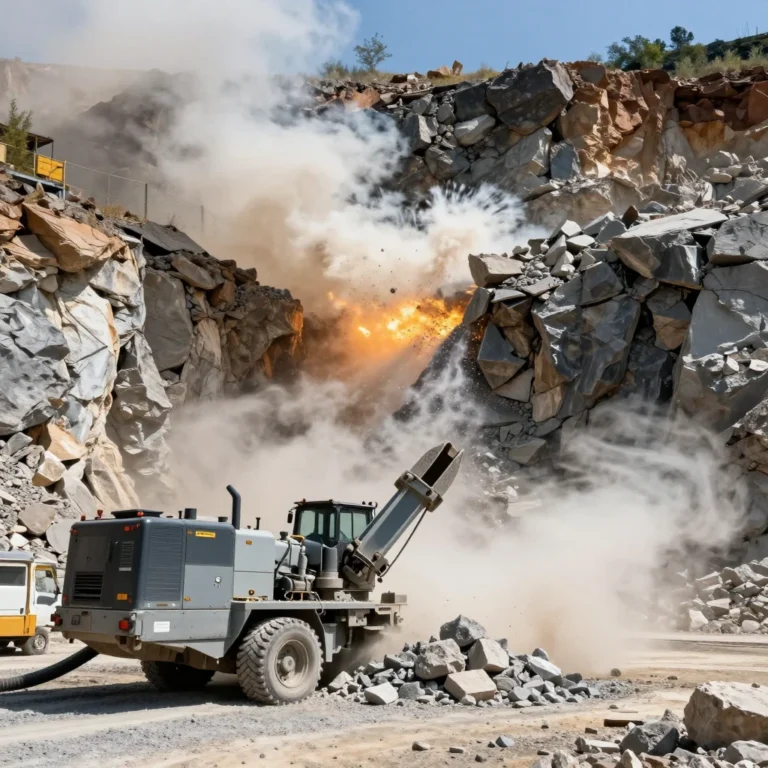 Blasting and Crushing of Stone